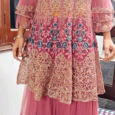 Maroon Silk Kurti With Side Slits Skirt Top Party Wear Indo Western Dress Designer  Skirt Wedding Evening Dress Lehenga With Long Top - Etsy