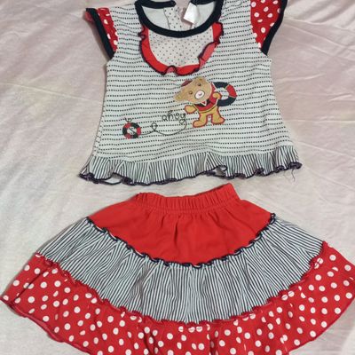 Baby Boys & Baby Girls Cotton Blend Top and Skirt Set Price in India - Buy  Baby Boys & Baby Girls Cotton Blend Top and Skirt Set online at Shopsy.in