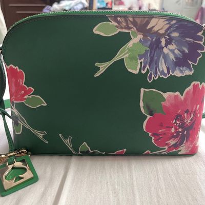 Kate Spade Floral Bag | Kate Spade | Green Floral | | Kate spade floral  bag, Floral bags, Kate spade bag