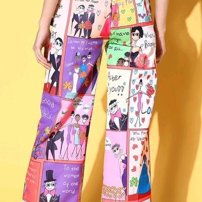 Love Tree Nylon Baggy Parachute Pants for Women in Pink | Pants for women,  Pink pants outfit, Funky pants