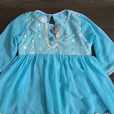 Unique Designer Kids Sharara Dress For Girls