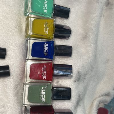 Juice Nail Polish S01,S03,S13,S35,S37 Multi Shimmer Pack of 5 55 mL: Buy Juice  Nail Polish S01,S03,S13,S35,S37 Multi Shimmer Pack of 5 55 mL at Best  Prices in India - Snapdeal