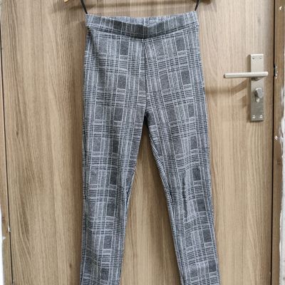 Buy Wardrobe Houndstooth Off-White Straight Trousers from Westside-thunohoangphong.vn
