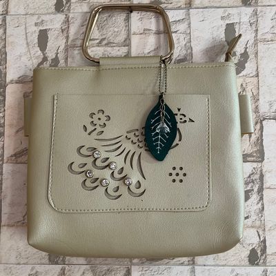 Buy ASHRAFI Women Gold, Silver Handbag Golden hand bag, Golden bridal hand  bag Online @ Best Price in India | Flipkart.com