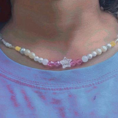 Buy Harry Styles Cherry Necklace Y2k Adjustable Beaded Choker Beaded  Necklace for Women Beaded Jewelry Online in India - Etsy