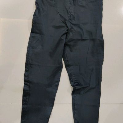 Grey Viscose Silk Pant Straight | Silk bottoms, Embroidered pants, Silk  pants