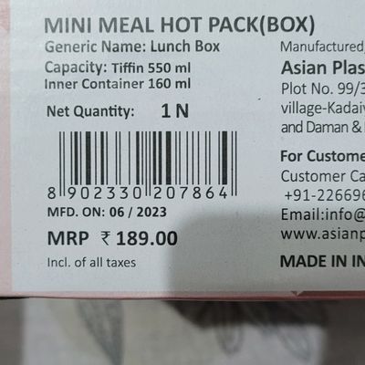 Kitchen & Dining, Asian Mini Meal Hot Pack Box