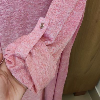 Sweaters & Sweatshirts  Pantaloons Pink Shrug XS In New Condition