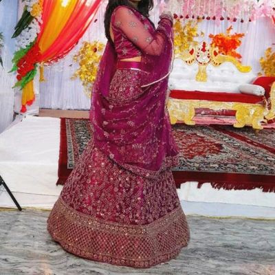 Maroon Bridal Lehenga Choli - Aboli Bhatt