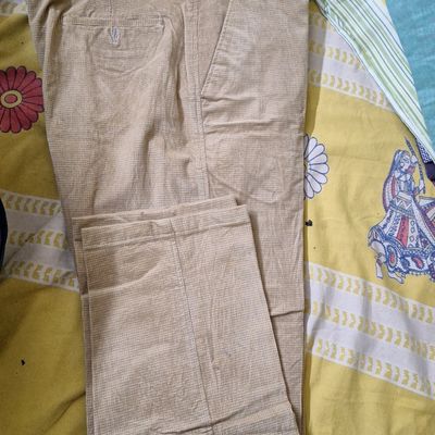 Plain Khaki Color Cotton Pants at Best Price in Ludhiana | Arl Fabrics