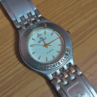 Rivoli GoldTone Men's Wristwatch MN 6295 New Battery | eBay