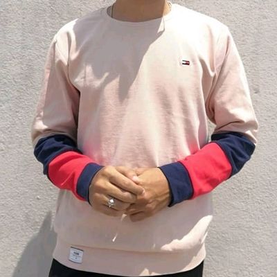 Peach tommy hilfiger sale sweatshirt