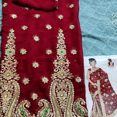 New Heavy Traditional Designer Saree - Stylecaret.com