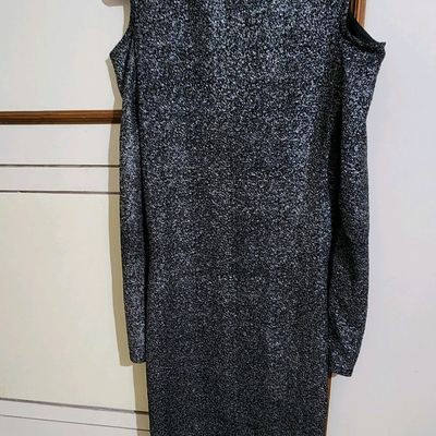 Vero moda curve Olivia Peplum Sleeveless Midi Dress Black| Dressinn