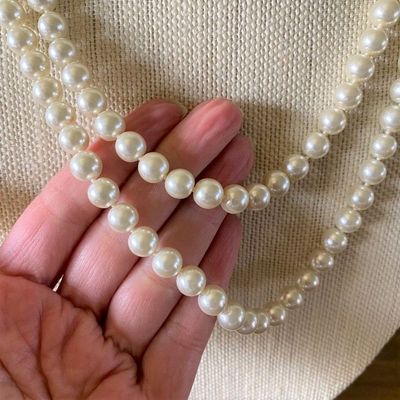 Bulk Natural White Pearl Necklace for Elegance