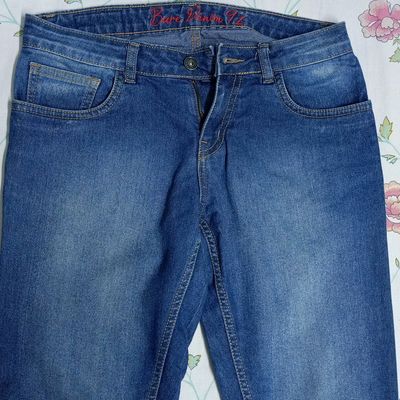 Bare Denim Men Low Rise Skinny Fit Blue Jeans - Selling Fast at  Pantaloons.com