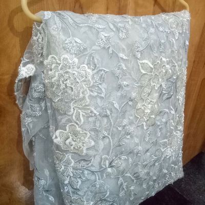 Sarees, Net Fabric Material Pease