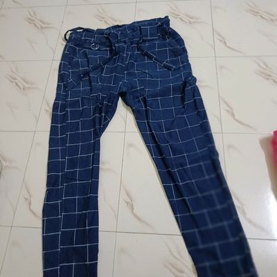 2/40 Polyester+Viscose Tweed Base Fabric Vandnam Slim Fit Checks Trousers  at Rs 420/piece in Bhilwara
