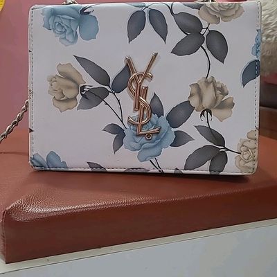 Slingbags, YSL Sling Bag White & Classic Floral Print