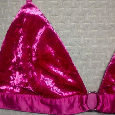 No. 21 Silk Bralette - Pink