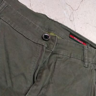Gucci - Brown Cargo Pocket Trousers