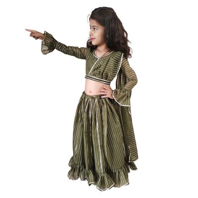 Tafeeta silk Festive Wear Baby Girl Lehenga Choli, Size: 22-32 at Rs  410/piece in Mumbai