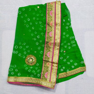 Jafrin's Fashion - Indian jaipuri chunri saree with unstich blouse pc Price  - 1800 tk 100 tk extra for cash on delivery for order plz inbox ur address  & contact number u can call 01726128171 . | Facebook