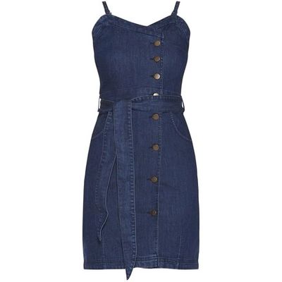 Buy LOV Blue Off-Shoulder Dress from Westside