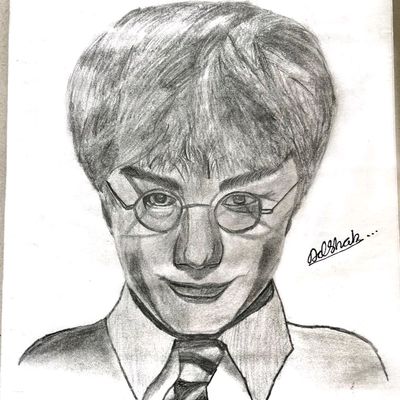 Cute Harry Potter Drawings Hermione, HD Png Download , Transparent Png  Image - PNGitem