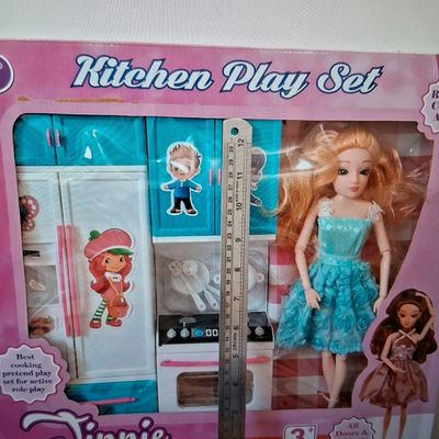 Barbie doll kitchen set hot sale games