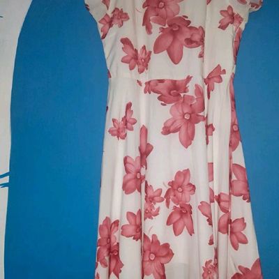 Dresses Women, Women Long Dress Kurti Plus Size Loose Cold Shoulder Boho  Flower Print Strap Dress : Amazon.in: Fashion