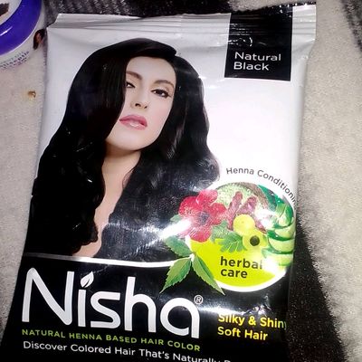 Nisha Nature Mate 60gm Comes with Natural Permanent Hair Color Burgundy  Henna Based each sachet 15 g: Buy Nisha Nature Mate 60gm Comes with Natural  Permanent Hair Color Burgundy Henna Based each