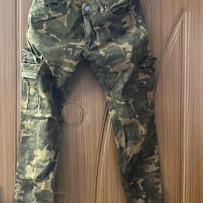 SEONE-G Stylish Cargo Pant for Boys | Army Print Pant for Kids | Joggers  Cammando