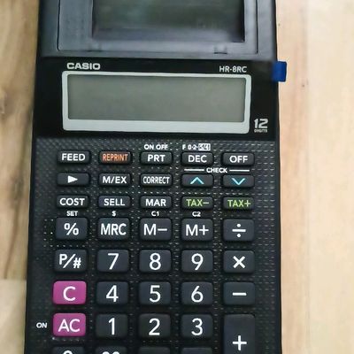 Casio bill discount printing printer calculator