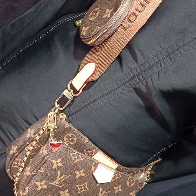 Slingbags, Louis Vuitton First Copy Full Brown BAG