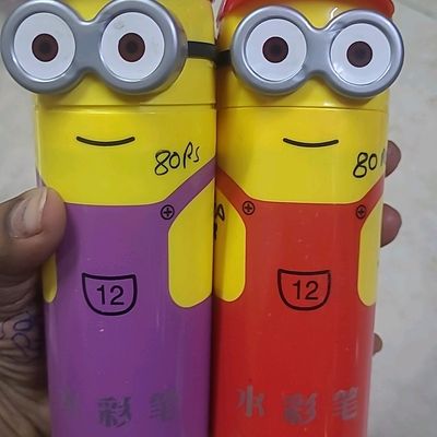Buy ARVANA Kids Favorite Minion Printed Set of Pencil Box Sketch Markers  for Stationary Pack of 1 Return Gift Birthday Gifts Online by Kieana Online  at desertcartBrunei
