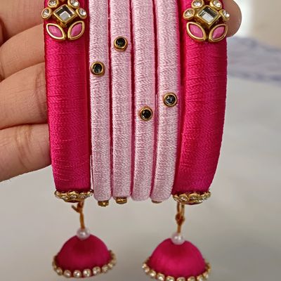 Thread bangles clearance with hangings