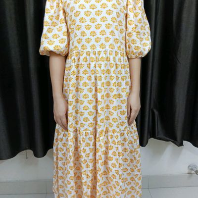 Primark yellow outlet dress