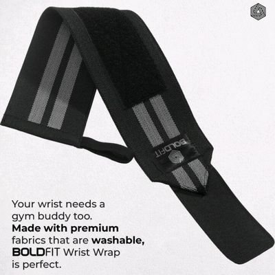Yoga  Boldfit Wrist Support For Weightlifting And Gym Supporter