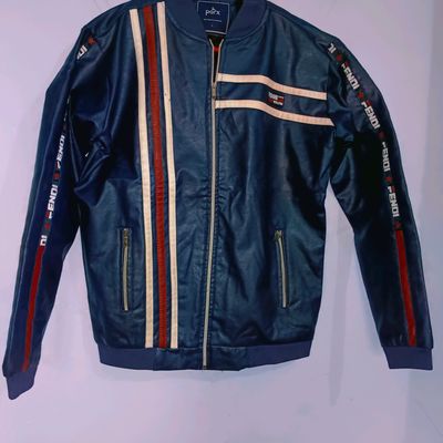 Buy Leather Retail cherry striped Faux Leather Jacket For Man Online In  India At Discounted Prices