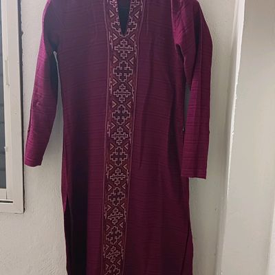 Sweater clearance on kurta