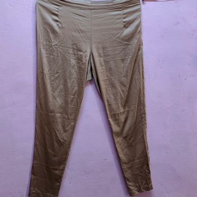 Buy Jaipur Kurti Women Cream Coloured Casual Trousers - Trousers for Women  2339842 | Myntra