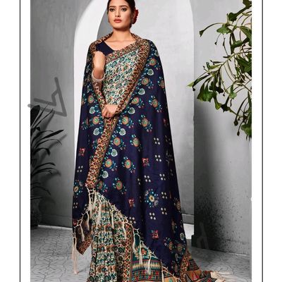 Winter collection pashmina saree with shawl - Aayaa - 4259742