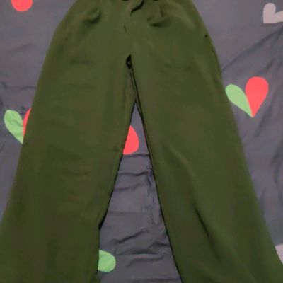 Vera Wide trousers - dark green