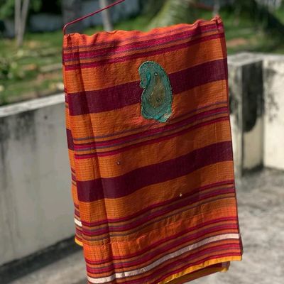 Different types of patchwork saree - Simple Craft Ideas | Cotton saree  designs, Saree, Trendy sarees