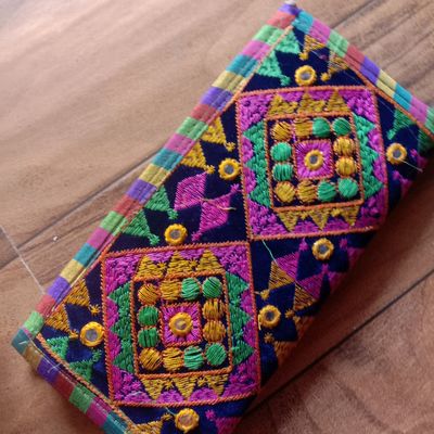 Traditional Zari Work Hand Bag