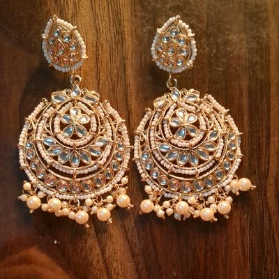 Earrings for Western Dresses | Gold Plated Earrings for Girls | Artifi –  Jewellery Hat