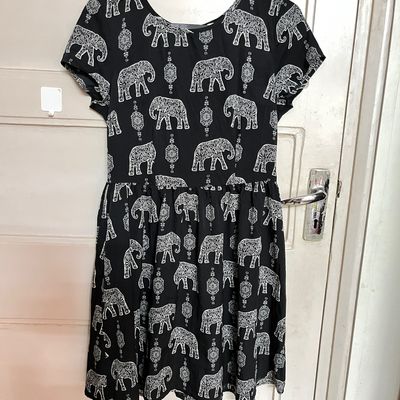 Elephant print 2024 dress forever 21