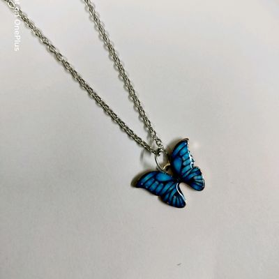 The Blue Butterfly Necklace – Jay Nicole Designs