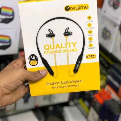 Headphones Speakers Realme BT R3 Neckband Freeup